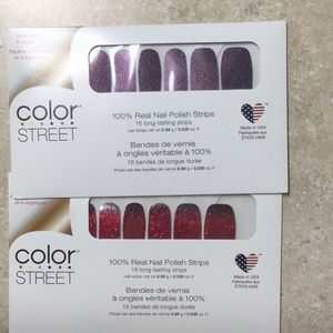 2 Color Street bloody gorgeous and night terror